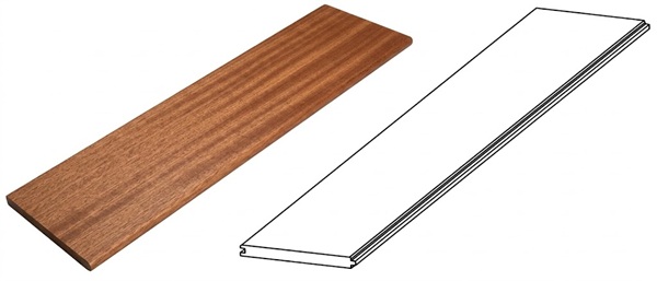Solid Sapele Treads & Extensions